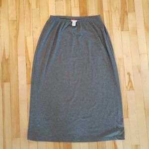 L.L. Bean Traveler Grey Skirt Large